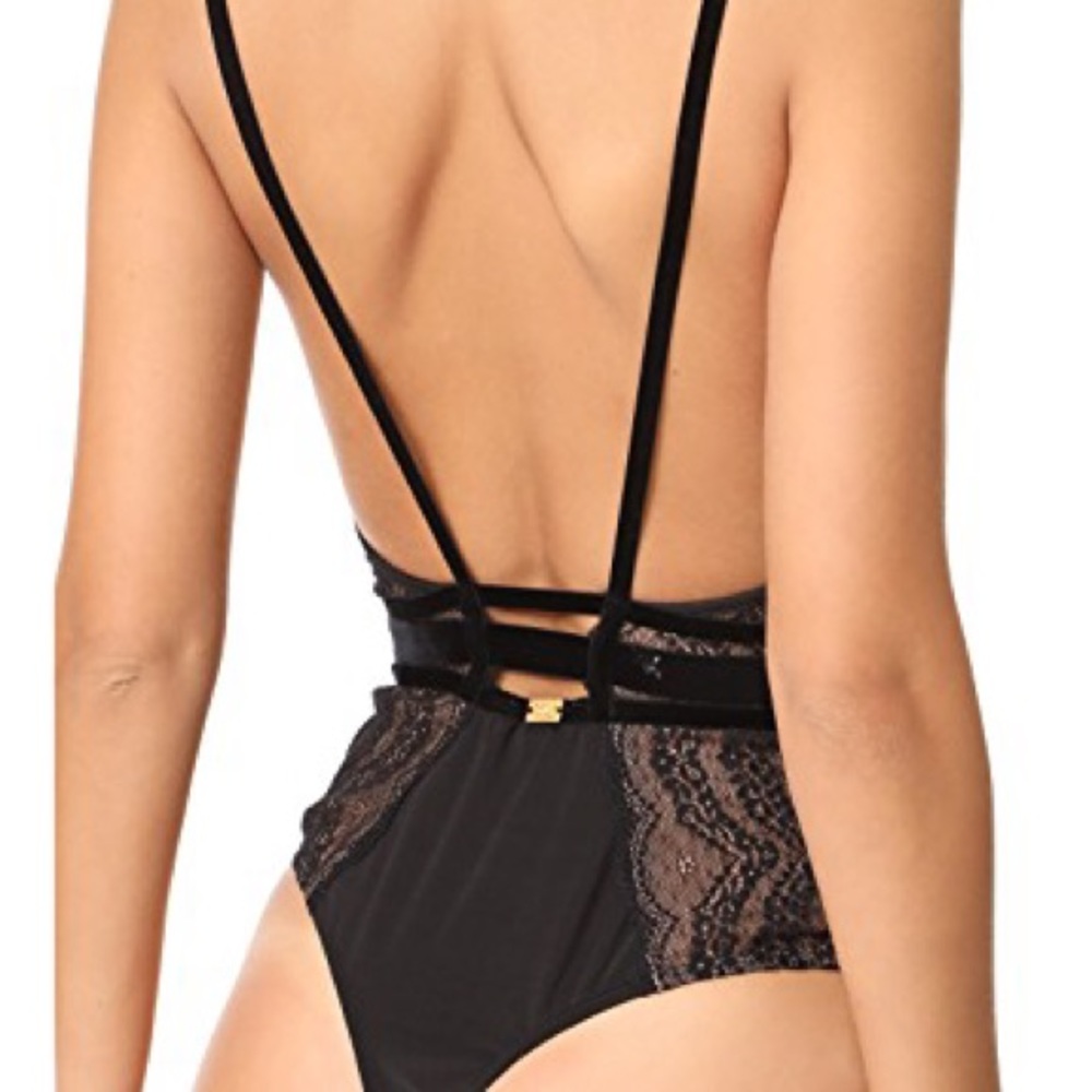 NEW FOR LOVE AND LEMONS SKIVVIES EVIE LACE BODYSUIT SIZE XS - Picture 2 of 4